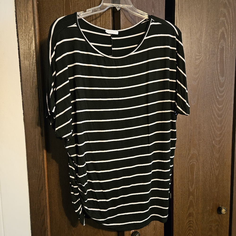 Striped Dolman Sleeve Top